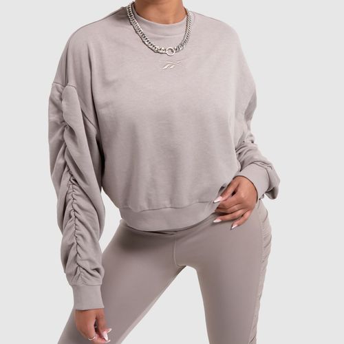 Reebok ruched crop sweatshirt...