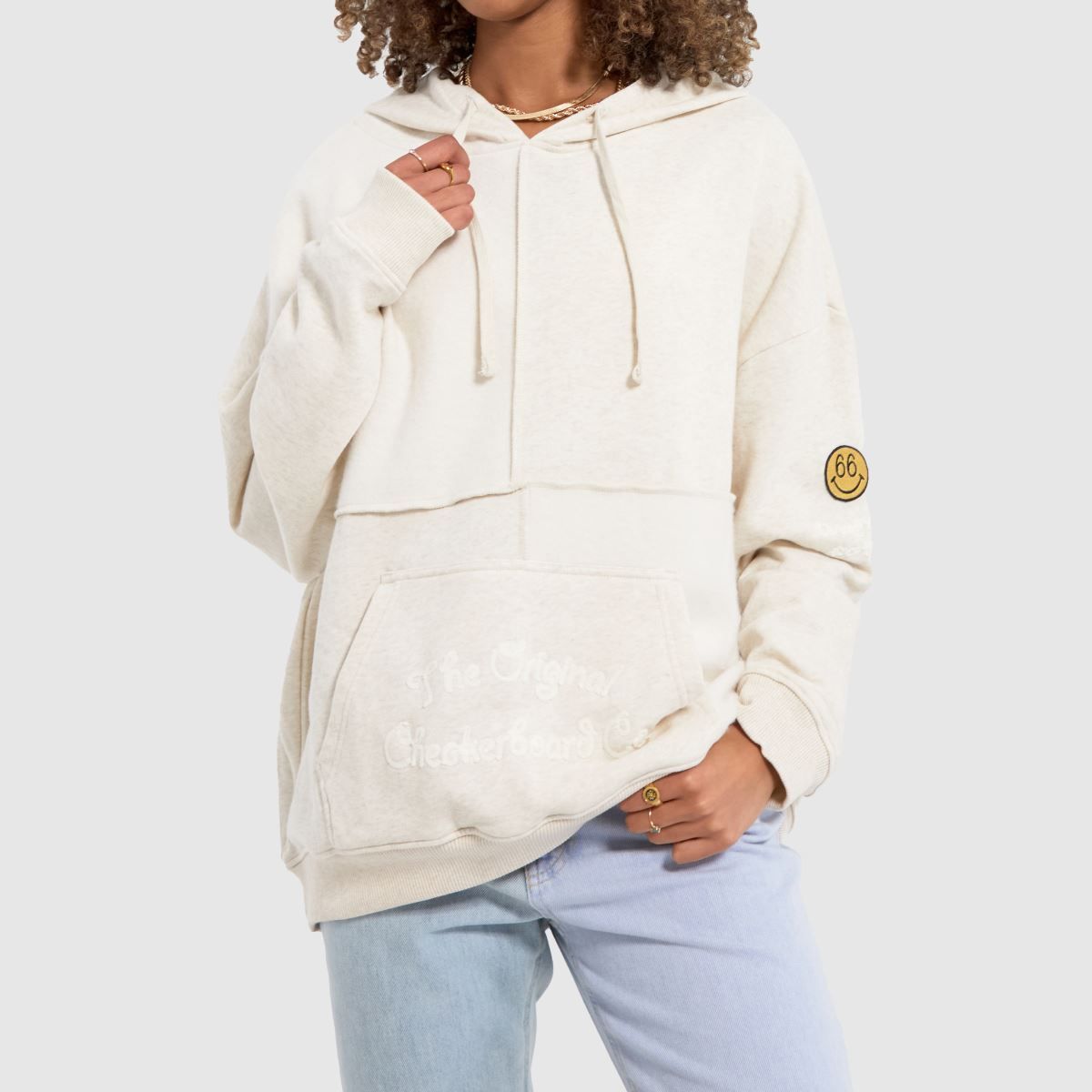 Vans on sale cream hoodie