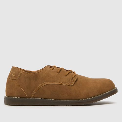 schuh tan legacy derby shoe...