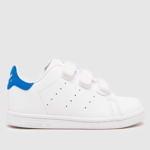 adidas white & blue stan...