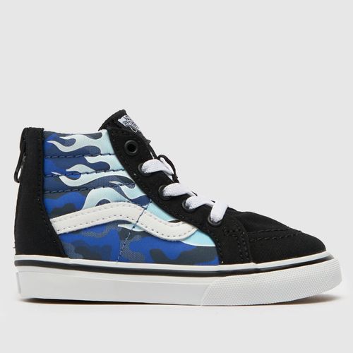 Vans black and blue sk8-hi...