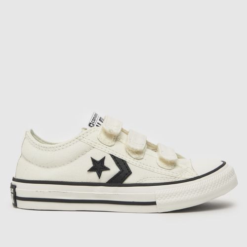 Converse white & black star...