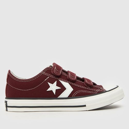 Converse burgundy star player...