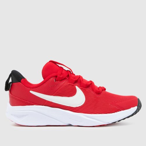 Nike red star runner 4 Boys Junior trainers