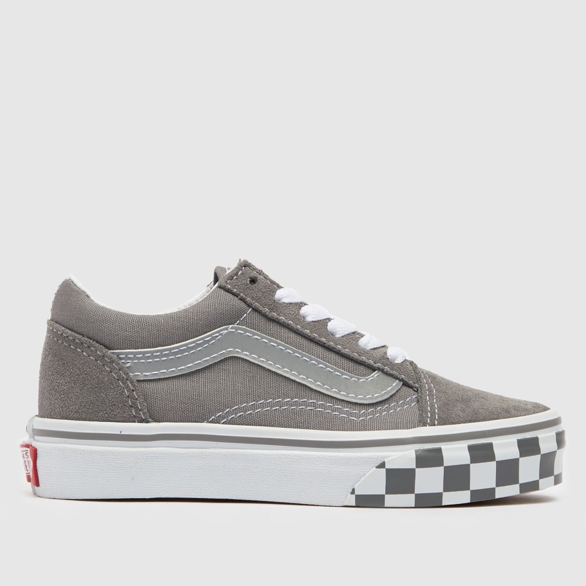 light gray vans old skool