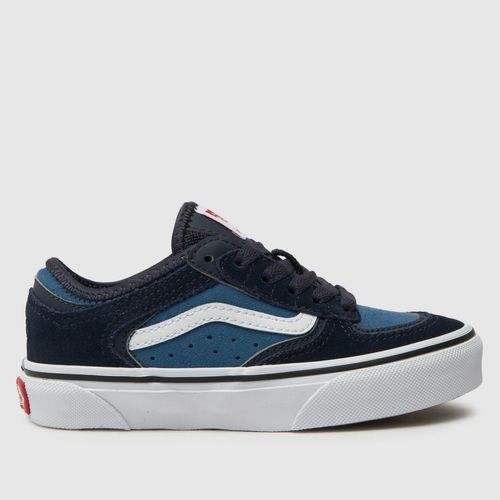 Vans navy & white rowley...