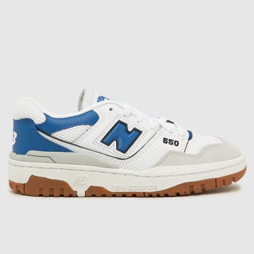 New Balance white & blue 550...