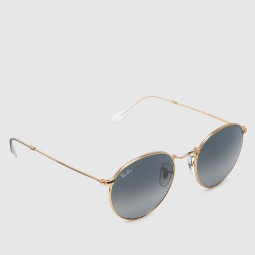 RAY-BAN gold round metal...