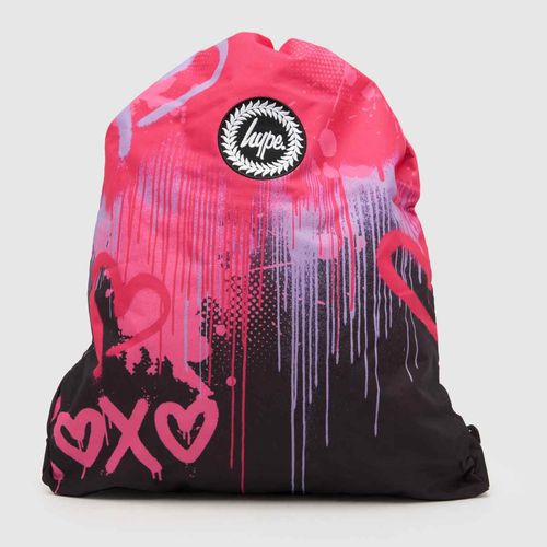 Hype black & pink hearts drip...