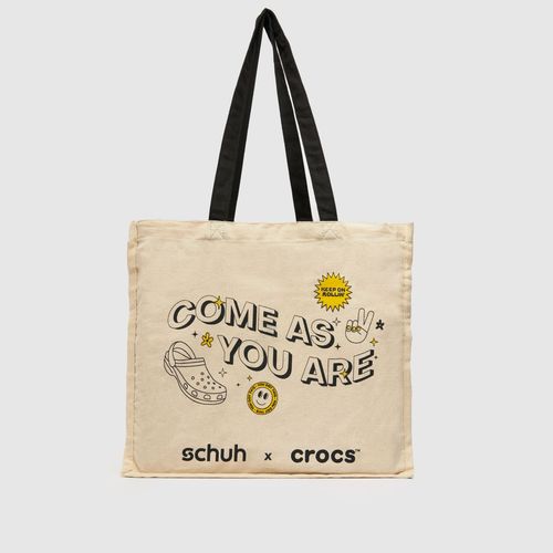 schuh natural crocs canvas bag