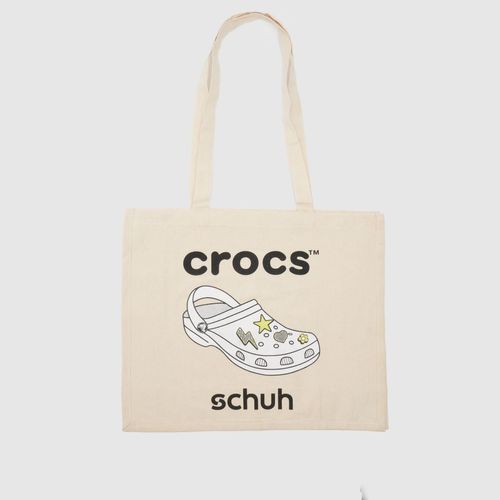 schuh natural crocs canvas...