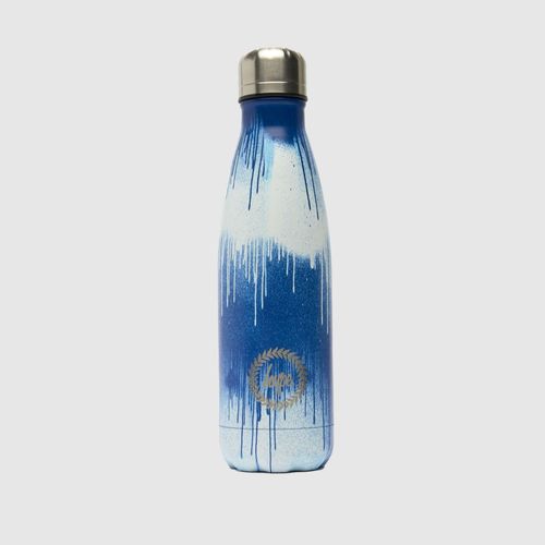 Hype white & blue water bottle