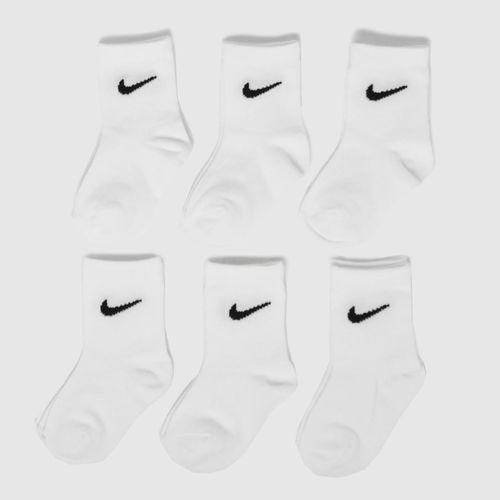 Nike white kids basic crew...