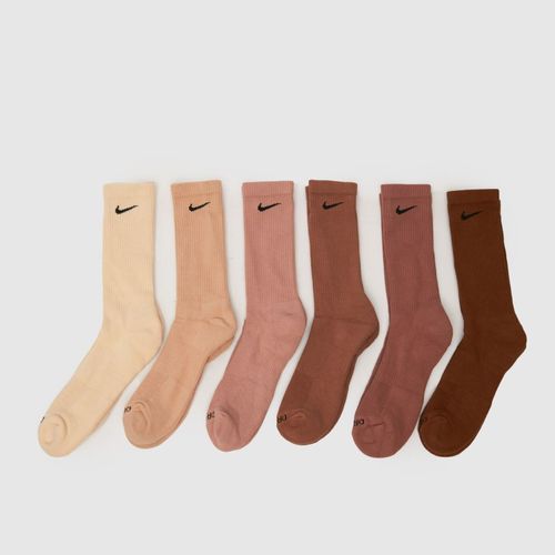 Nike multi crew socks 6 pack