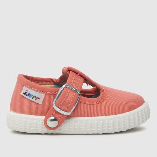 schuh pink layette t-bar...