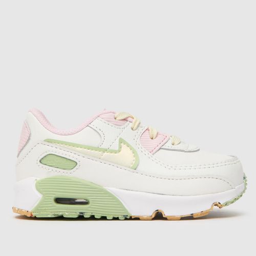 Nike white & pink air max 90...