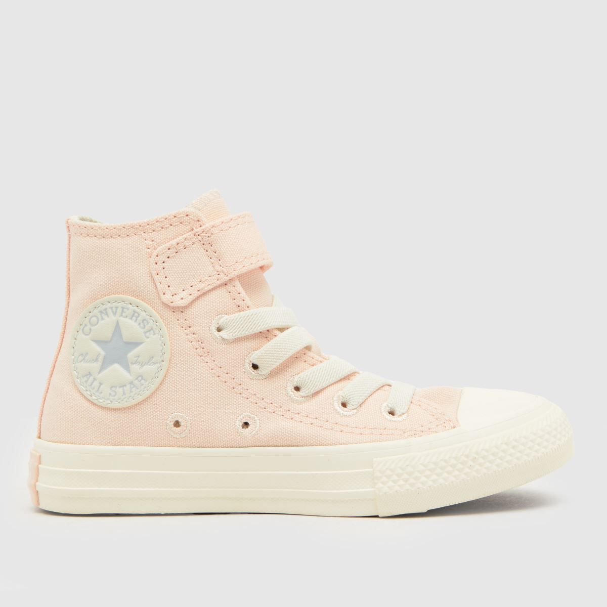 Converse pale pink all star hi 1v Girls Junior Trainers 31.99