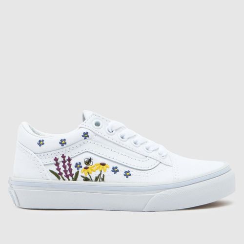 Vans white multi old skool...