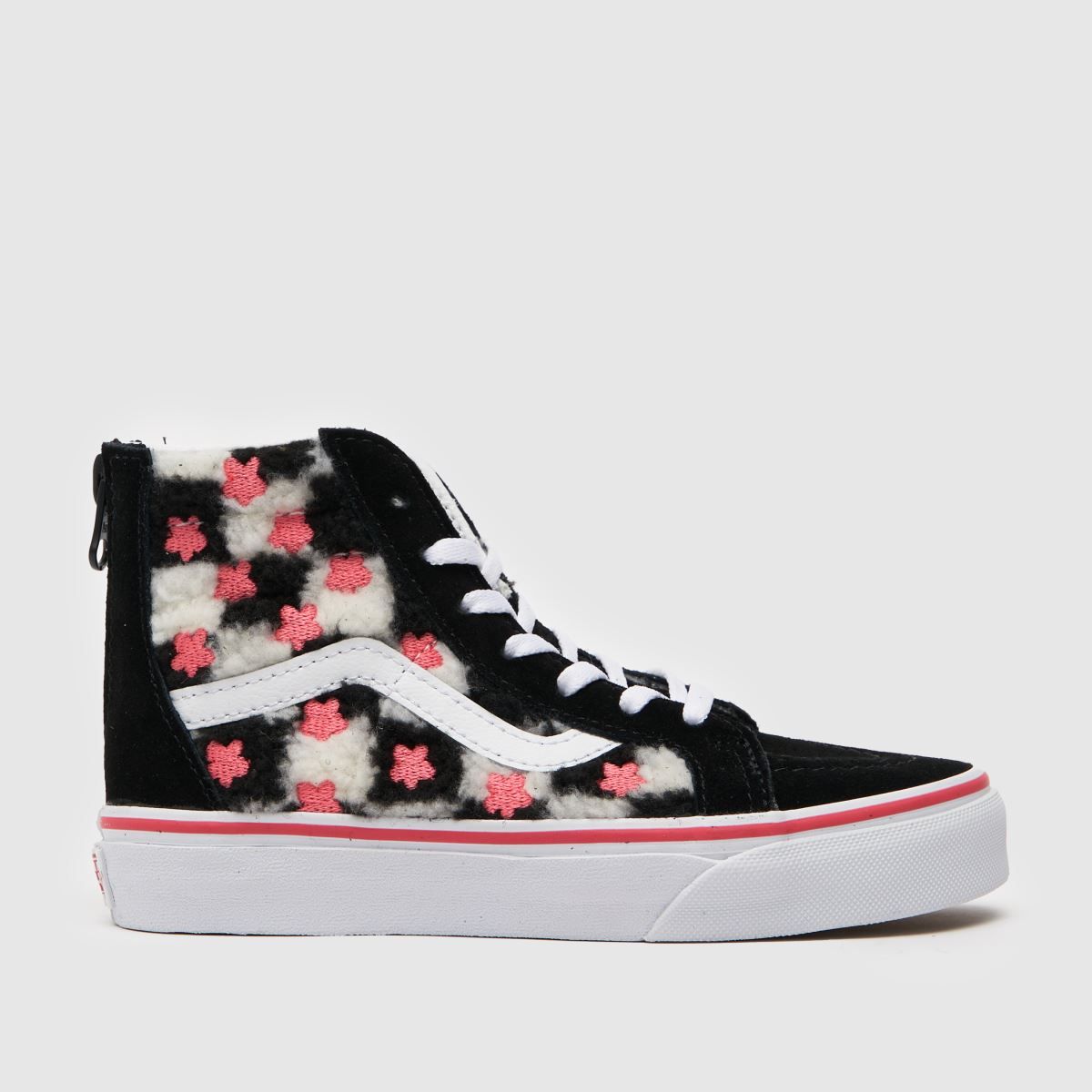 Vans Pink \u0026 Cream Sk8-mid Checkerboard 