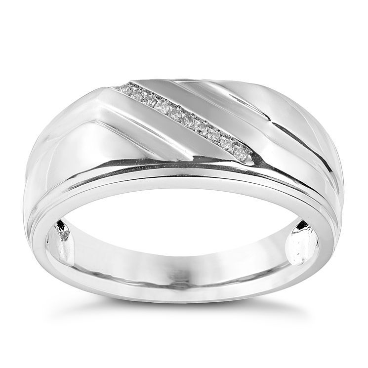 Mens silver clearance rings h samuel