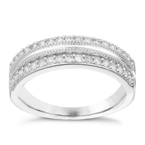 9ct White Gold 1/3 Carat...