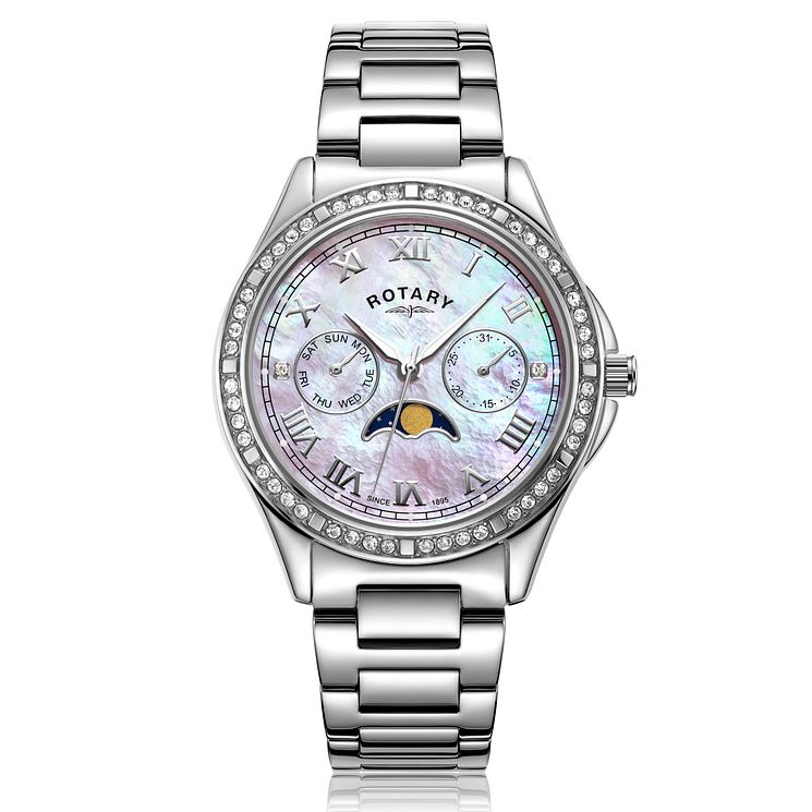 Rotary ladies moonphase clearance watch