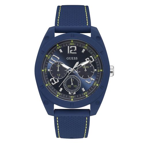 Guess Men's Blue Dial Blue...