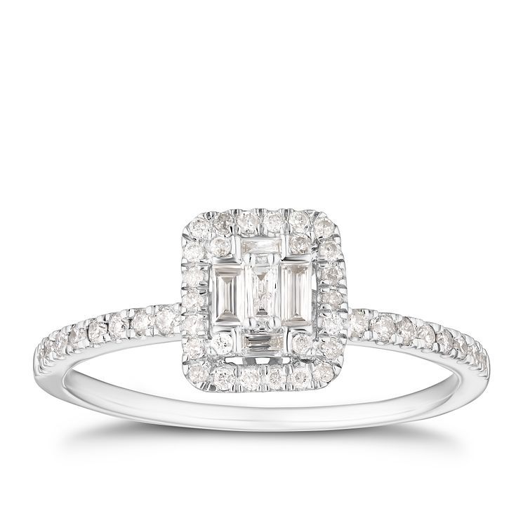 Ernest jones cheap baguette ring