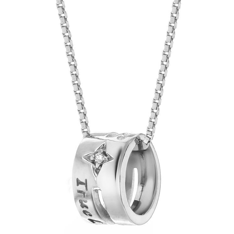 Ania Haie Orb Sterling Silver Pendant Necklace | H.Samuel