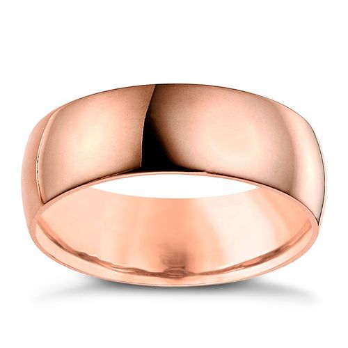 9ct Rose Gold 7mm Extra...