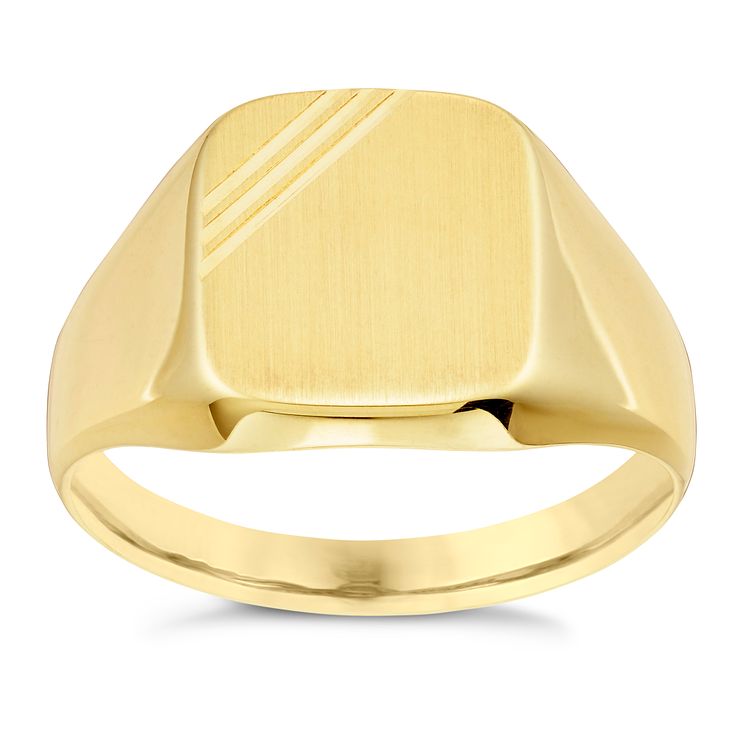 H samuel mens gold shop signet rings