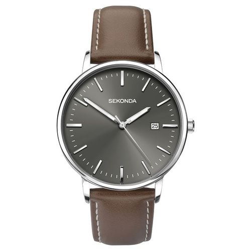 Sekonda Men's Brown Leather...