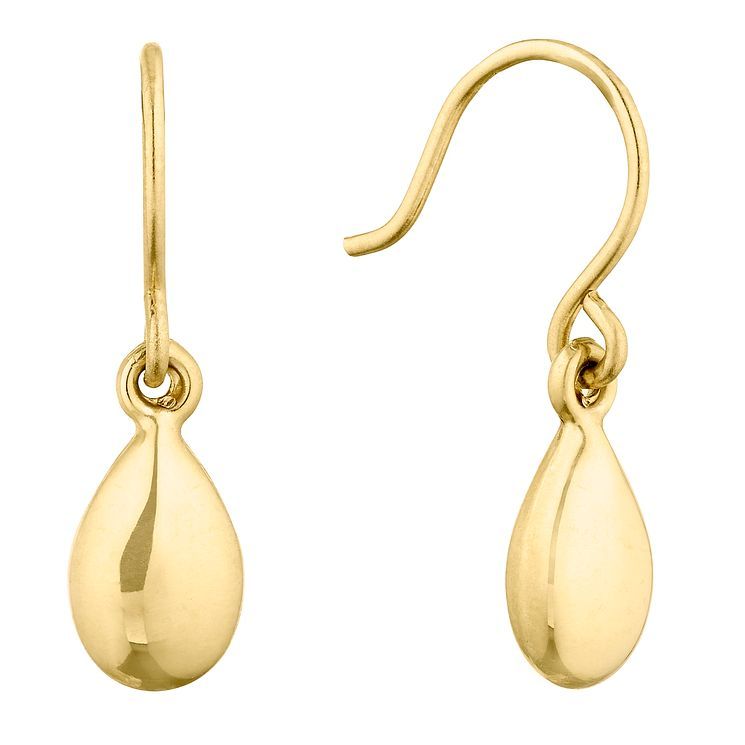 H samuel shop 9ct gold earrings