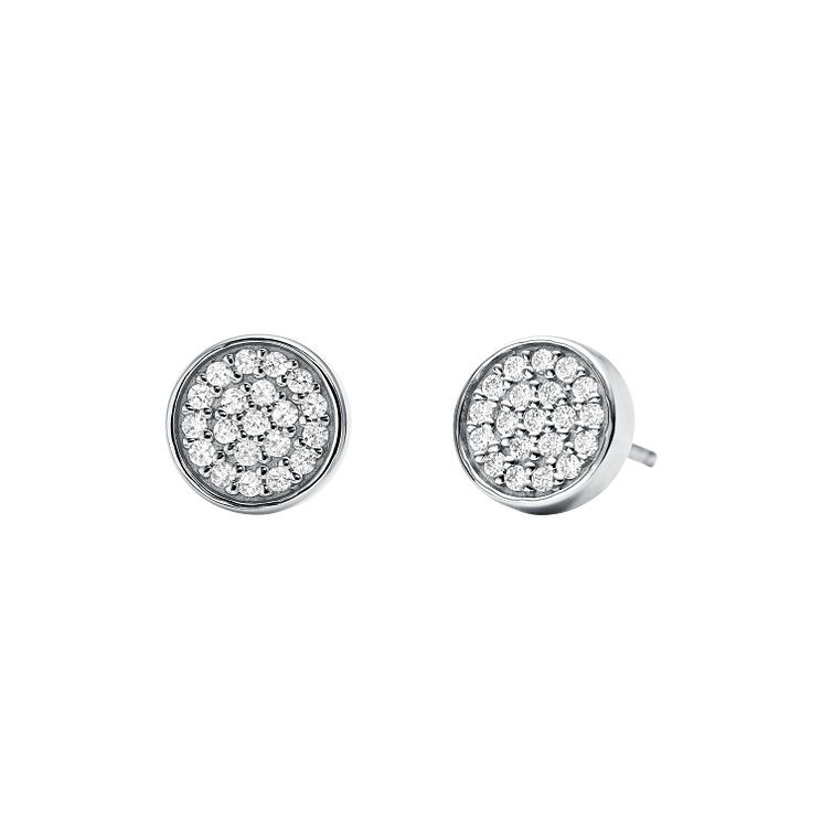 Michael Kors Sterling Silver Circle Stud Earrings Compare