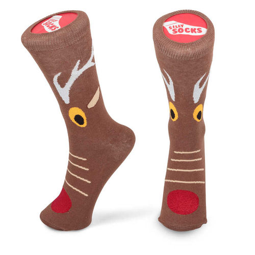 Silly Socks - Reindeer (Size...