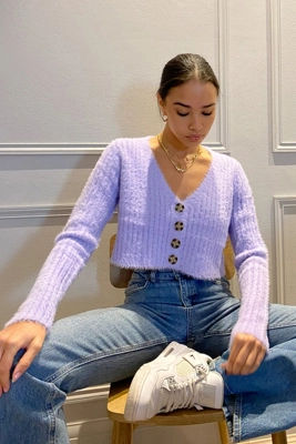 Uo fuzzy hotsell cardigan