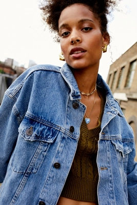 BDG Recycled Denim Jacket - Blue S at Urban Outfitters | Compare