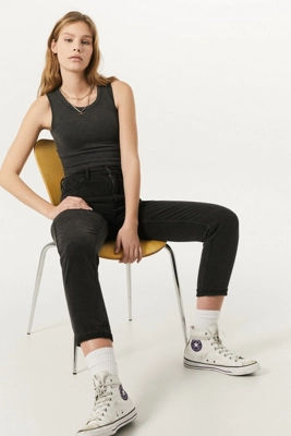 bdg mom jeans black