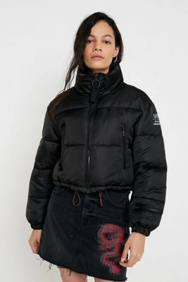 Urban outfitters deals cropped puffer jacket