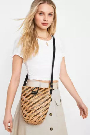 Faithfull The Brand Cornelia Straw Crossbody - Assorted ALL at Urban Outfitters