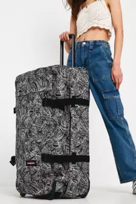 Eastpak Tranverz L Black Printed Luggage | Compare | Trinity Leeds