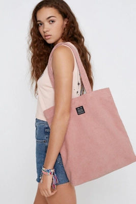 UO Corduroy Tote Bag Pink ALL at Urban Outfitters Compare