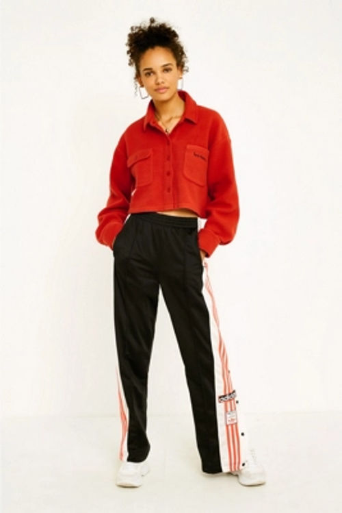 adidas sweatpants pink stripe
