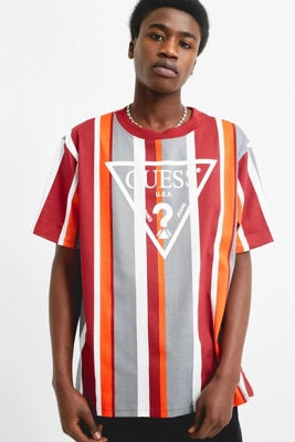 Guess rexford stripe tee deals