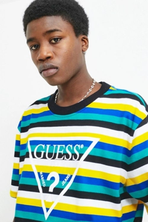guess vista striped tee