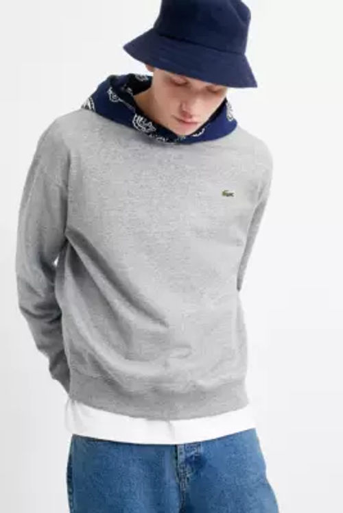 Lacoste Grey Paisley Print Hoodie grey M at Urban Outfitters | Compare Trinity Leeds