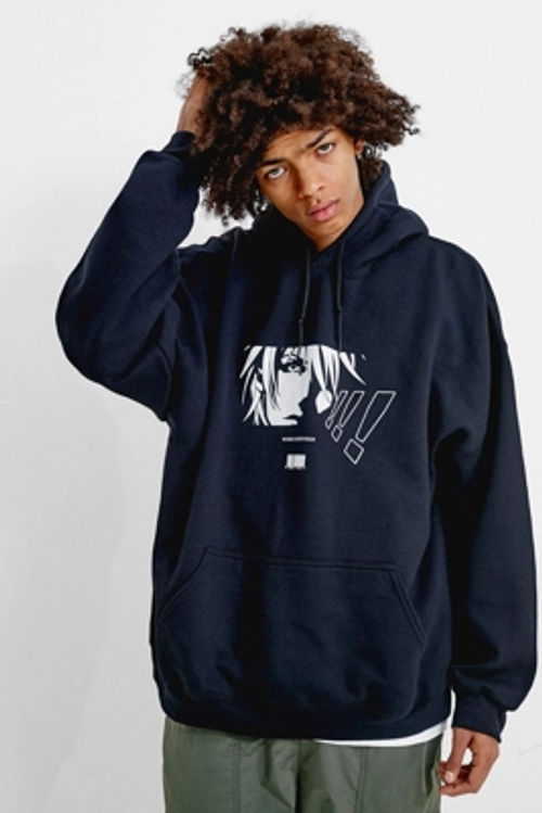 Uo Comic Book Black Hoodie Black S At Urban Outfitters Compare Trinity Leeds