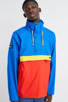 Berghaus Dean Street Blue Red and Yellow Ski Popover Jacket