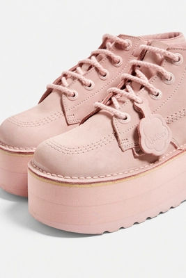 Pink platform hotsell kickers