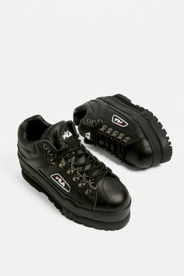 fila black wedge